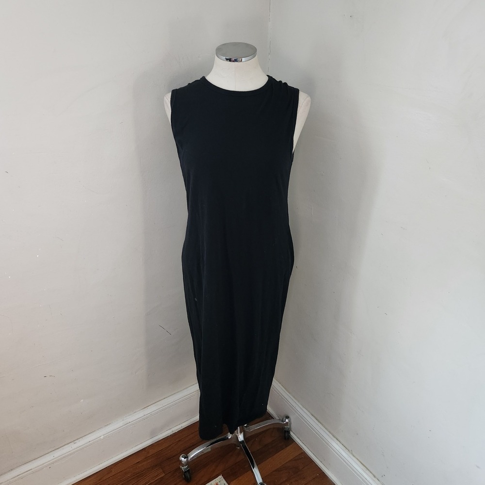 Universal Thread Black Sleeveless Crew Neck‎ Maxi Dress Size S